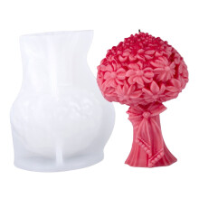 Silicone Flower Mould For Candle Soap Craft Bouquet-2EZL632
