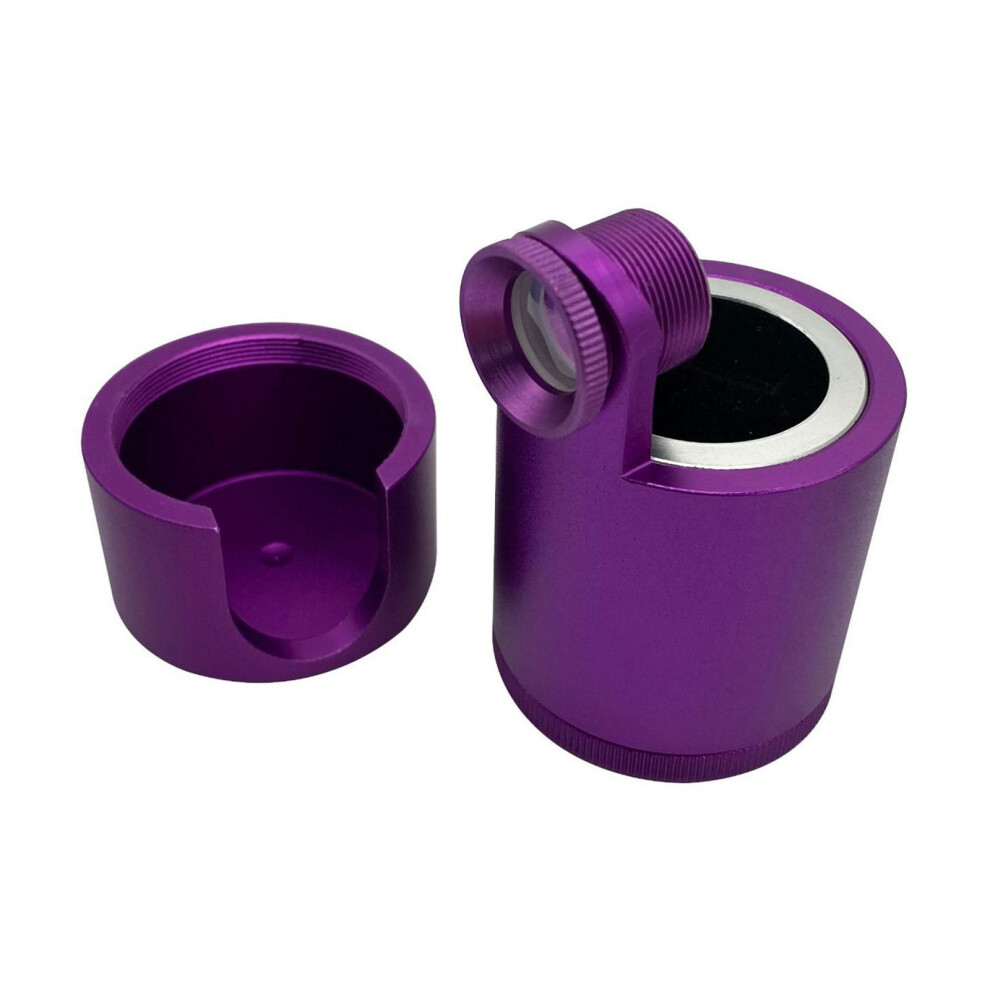 Highly Definition Optically Glass 10X Magnifiers Scope- Purple 7754004005822