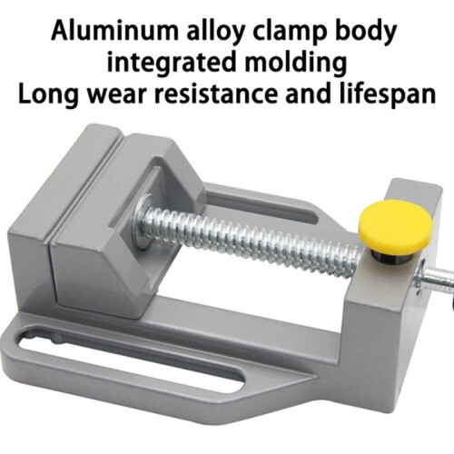 Aluminum Alloy Flat Clamp Fixed Clamping Hand Tool Simple Table Clamps Electric Drill Bracket Accessory 2