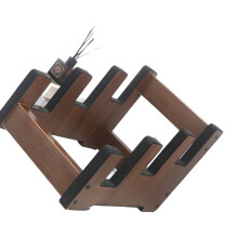 Wooden Guitar Stand Accommodates 3 Guitars or Basses for Secure