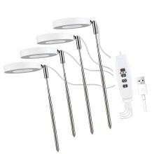 Adjustable 4 Head Grow Light for Indoor 10 Brightness Settings 3