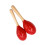 Pack of 2 Percussion Instruments Wood Texture Ideal for-red 1