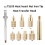 Heat Insert Nut Iron Tip TS100 Soldering Iron Tip Insert Internal Thread  M2-M8 Brass Hot Melt Insert Nut Kit 4