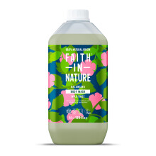 Faith In Nature Natural Wild Rose Body Wash, Balacing Shower Gel,