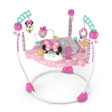 Bright Starts, Disney Baby Minnie Mouse Activity Jumper - Forever Besties with Lights and Melodies, 6 Months +