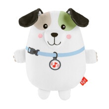 Fisher-Price Baby Plush Toy Calming Vibes Puppy Soother Portable Sound Machine for Newborns, HTJ68