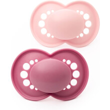 MAM Original Soothers | 6-18 Months | 2 Pack | Comes in Dummy Steriliser Case | Orthodontic Design | Baby Accessories | Pink/Lilac (Various Designs)