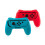 DOBE TNS-851B Controller Grip compatible Nintendo Switch Joy Con(Red+Blue) 3