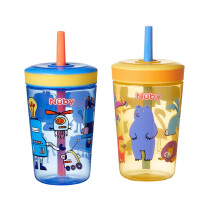 Nuby Sip It Swirler Cup - Toddler Beaker with 360 Straw | Spill-Proof | 420ml /