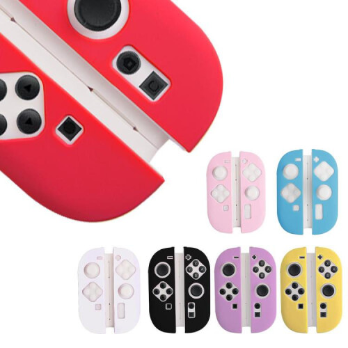 Silicone split protective case compatible Nintendo Switch 2 handheld game console (purple) 1