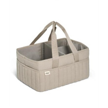 Mamas & Papas Nappy Caddy, Nursery Organizer for Changing Station and Travel, Storage Solution, Baby Shower Idea, Cashmere Waffle, 37 x 20 x 7cm