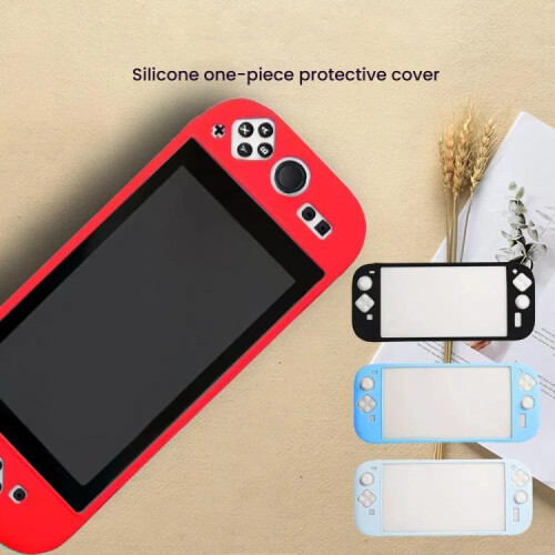 compatible Nintendo Switch 2 Game Console Silicone One-piece Protective Case(Black) 1