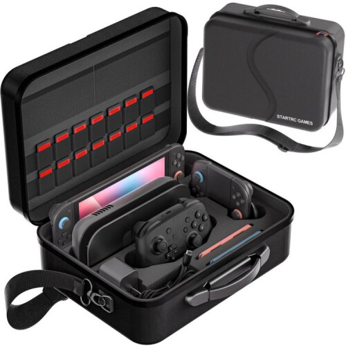Multi-functional storage bag/handbag/crossbody bag compatible Nintendo Switch 2 STARTRC GAMES (Black) 2
