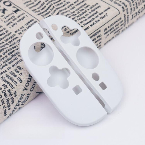 compatible Nintendo Switch 2 Game Controller Half-Cover Silicone Protective Cover(White) 1