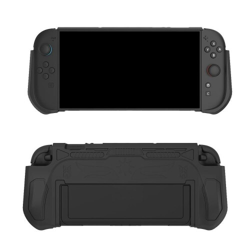 compatible Nintendo Switch 2 Gaming Handheld TPU Protective Case(Black) 1