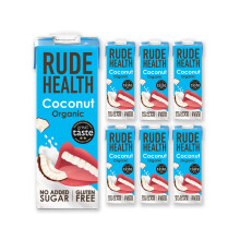 Rude Health Organic Coconut Milk 6 x 1 Litre, Dairy-Free