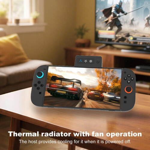compatible Nintendo Switch 2 Console 3-Speed Turbo Cooling Fan Adjustable Exhaust Cooler 2