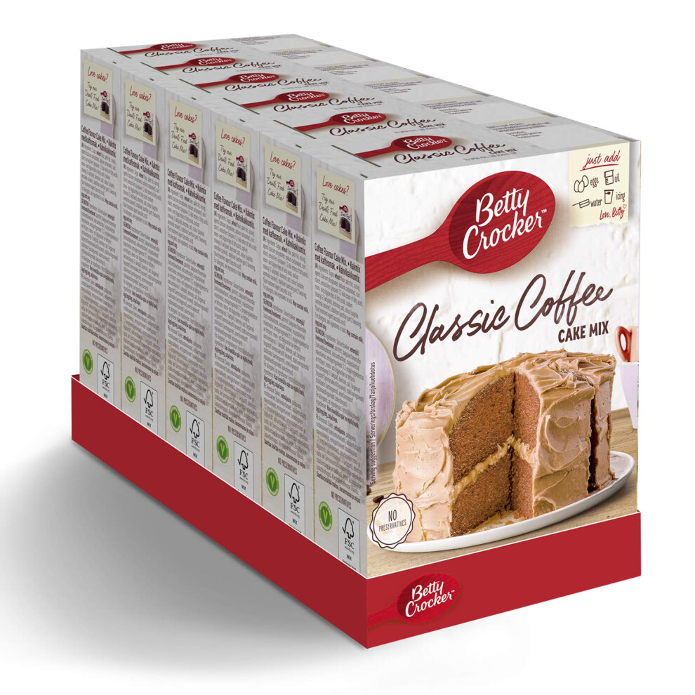Betty Crocker Classic Coffee Cake Mix 425G (Pack Of 6)
