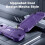 compatible Nintendo Switch 2 Game Console Mecha Style TPU Protective Case(Purple) 2