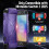 compatible Nintendo Switch 2 Game Console Mecha Style TPU Protective Case(Purple) 5