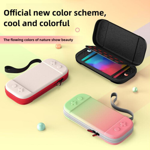compatible Nintendo Switch 2 Portable Game Console Storage Case Nylon Protective Carrying Bag(White) 2