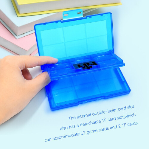compatible Nintendo Switch / Switch Oled 12-in-1 Game Card Box Protective Case(White) 2