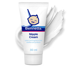 Bennetts Nipple Cream – Moisturizing Soothing Cream for Pregnant and Breast-feeding Mothers, 30ml
