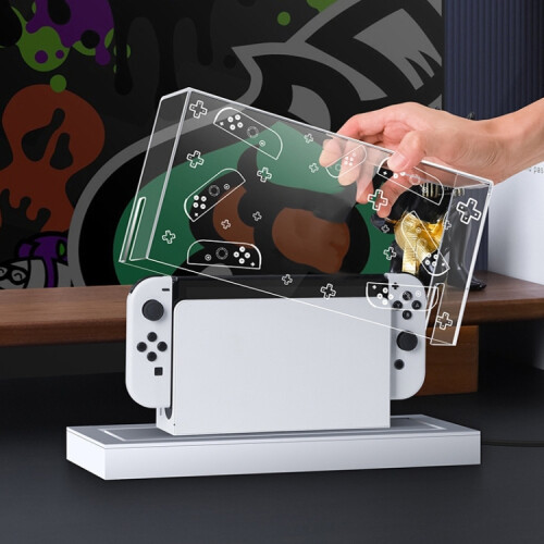compatibile 035 per Nintendo Switch/Console di gioco OLED, base luminosa, specifiche: base luminosa 2
