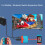 H0231 compatible Mobile / Nintendo Switch Expansion Dock Portable Base(Red Blue) 6