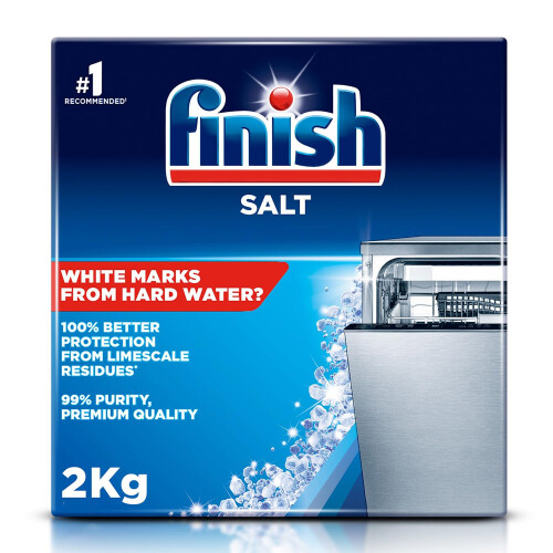 Finish Finish Dishwasher Salt - 2kg, Prevents Limescale