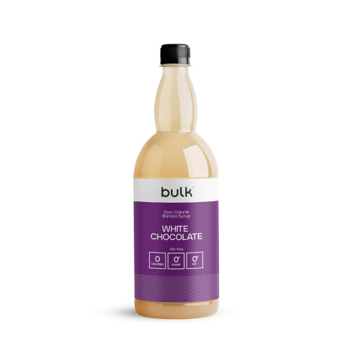 Bulk Zero Calorie Barista Syrup, White Chocolate 1L
