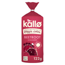 Kallo Beetroot & Balsamic Veggie Cakes 122g