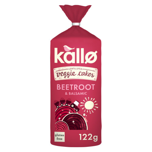 Kallo Beetroot & Balsamic Veggie Cakes 122g