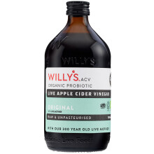 WILLY'S Apple Cider Vinegar with Live Mother 500ML, Organic