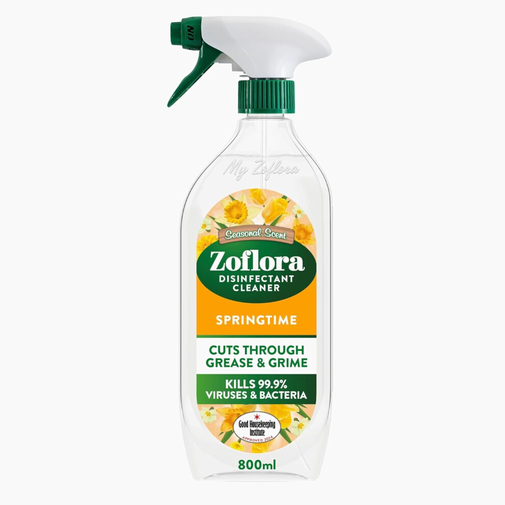 Zoflora Springtime Disinfectant Trigger Spray 800Ml, Antibacterial