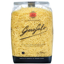 Garofalo Capellini Spezzati Italian Soup Pasta - Vegan and Small Pasta Shape, 500g (Pack of 1)