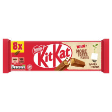 KitKat 2 Finger Milk Chocolate Biscuit Bars 8 Pack