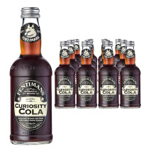 Fentimans Curiosity Cola - Botanically Brewed Cola - Exquisitely Crafted & Refreshing - Gluten-Free and Vegan Friendly - 12 x 275ml Bottles