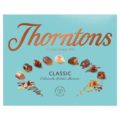 Thorntons Thorntons Chocolate Gift Box, Milk & Dark Chocolates, 449g