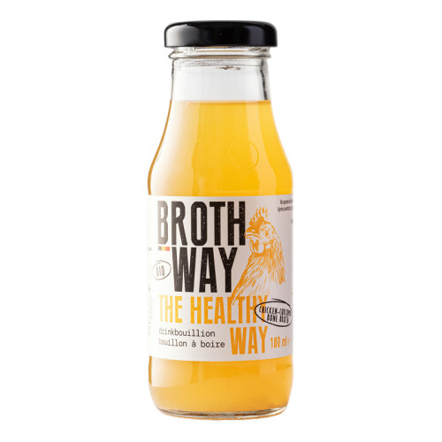 Bouillon de Poulet et Curcuma Bio Brothway 180ml