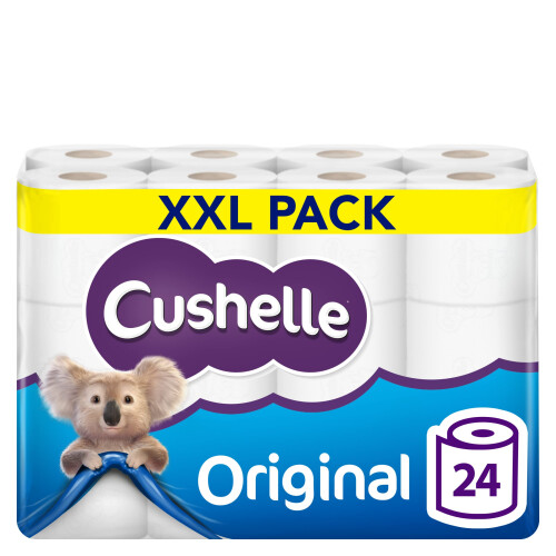 Cushelle Cushelle Original Toilet Roll 24 Standard Rolls