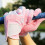 Any Weather Golf Gloves Microfiber Cloth-White and blue C 7