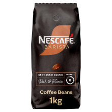 NESCAFÃƒâ BARISTA Espresso Blend Coffee Beans, Medium Roast, 8/10 Intensity, 1kg
