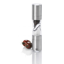 Moulin à épices - AdHoc - Duomill Pure - Broyeur en céramique - Acier inoxydable - Design contemporain