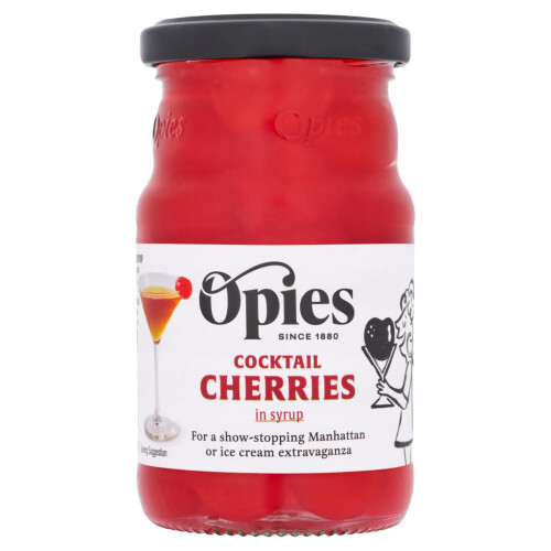 Opies Cocktail Cherries, Maraschino,