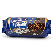 McVitie's Hobnobs Dark Chocolate Biscuits, 262 g (Pack of 1)