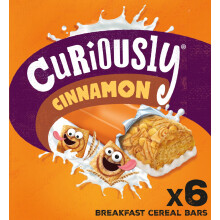 Nestlé Cereals - Curiously Cinnamon Breakfast Cereal & Milk Bar - High Fibre, 5