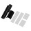 4X Bicycle Chain E Hook Protector for  Folding Bike Rear Triple-Cornered Frame Guard Pad 8