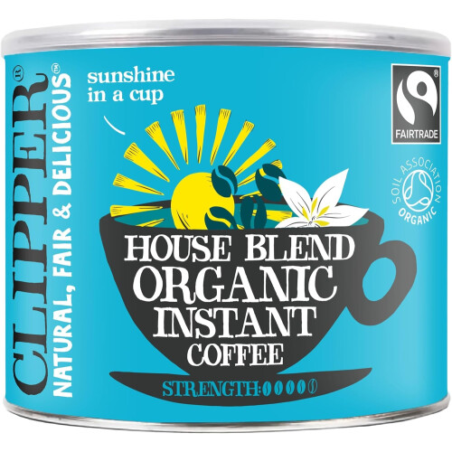 Clipper Organic Medium Roast Coffee, Instant, 500g