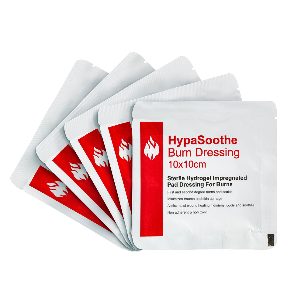Safety First Aid Group Group Hypasoothe Emergency Burn Dressings 10X10 Sterile - Pack Of 5
